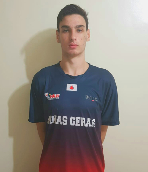 esp volei gabriel spinelli seleção mineira sub 17 foto divulgação interna
