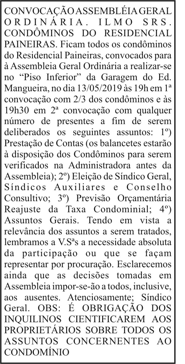1 PAINEIRAS.