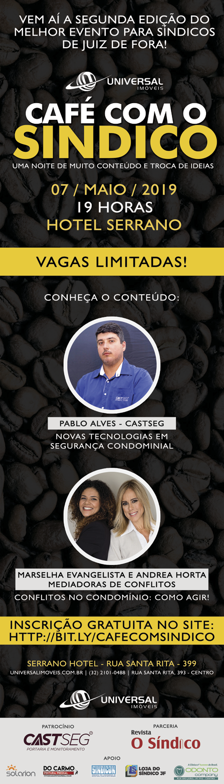 cafe com o sindico
