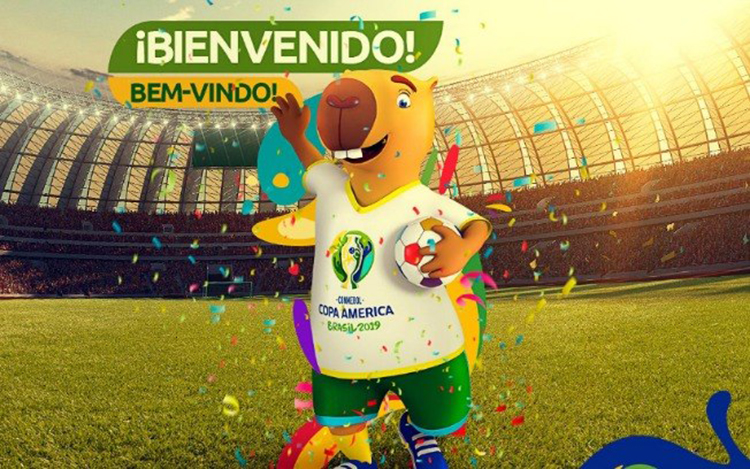 Mascote da Copa América será uma capivara: Capibi ou Zizito? 1 capivara conmebol