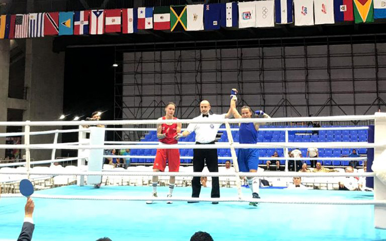 Beatriz Ferreira é prata no Classificatório do Pan na Nicarágua 1 esp Bia boxe semifinal com canadense Irene Fiolek foto