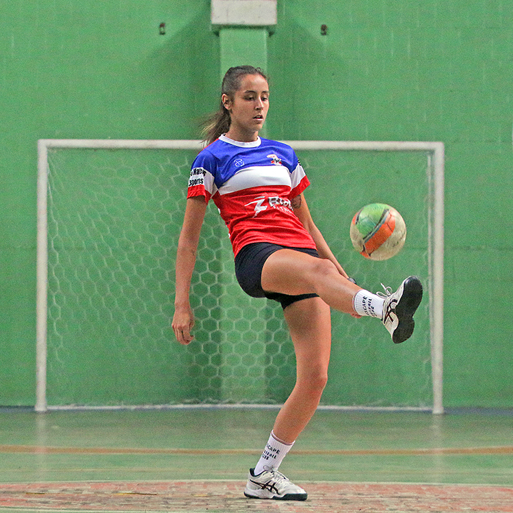Feras do futsal local, Marina e Mancha voam alto 1 esp futsal Marina leonardo costa2