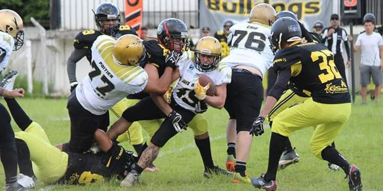 JF Imperadores perde para Betim Bulldogs, mas avança no Mineiro 1 esp jf imperadores betim bulldogs foto Agência Minas Esportes