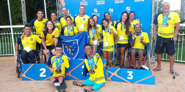 Bom Pastor paralímpico traz 22 índices nacionais e 39 medalhas do Circuito Loterias Caixa 5 esp natação bom pastor foto divulgação