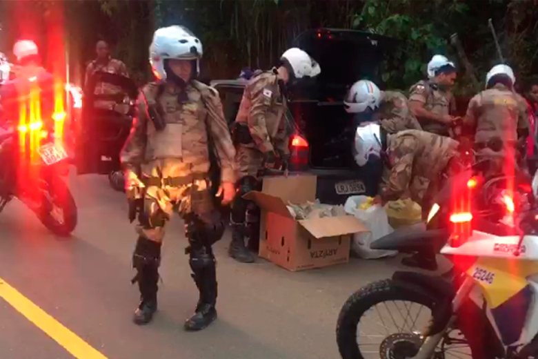 PM apreende 30kg de maconha na região Sul de JF 1 tráfico pm