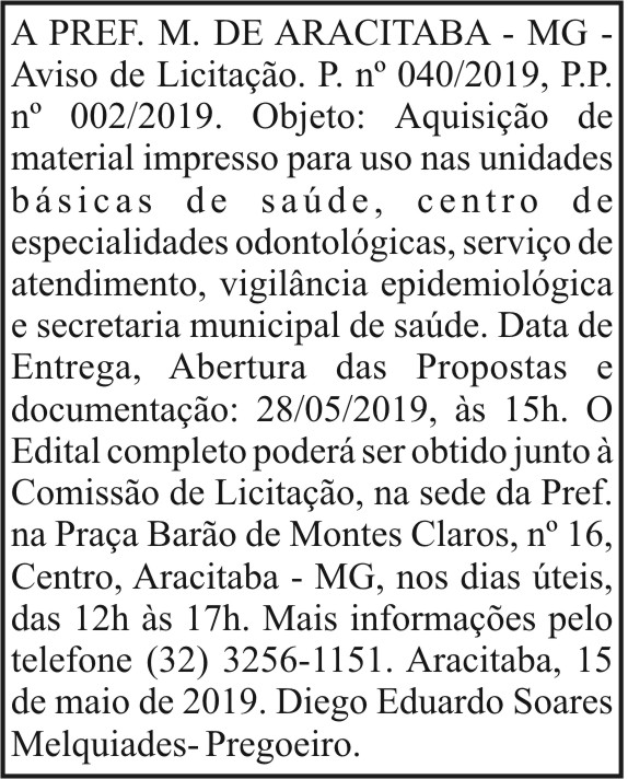 1 ARACITABA 040