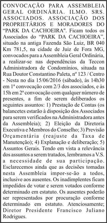1 CACHOEIRA