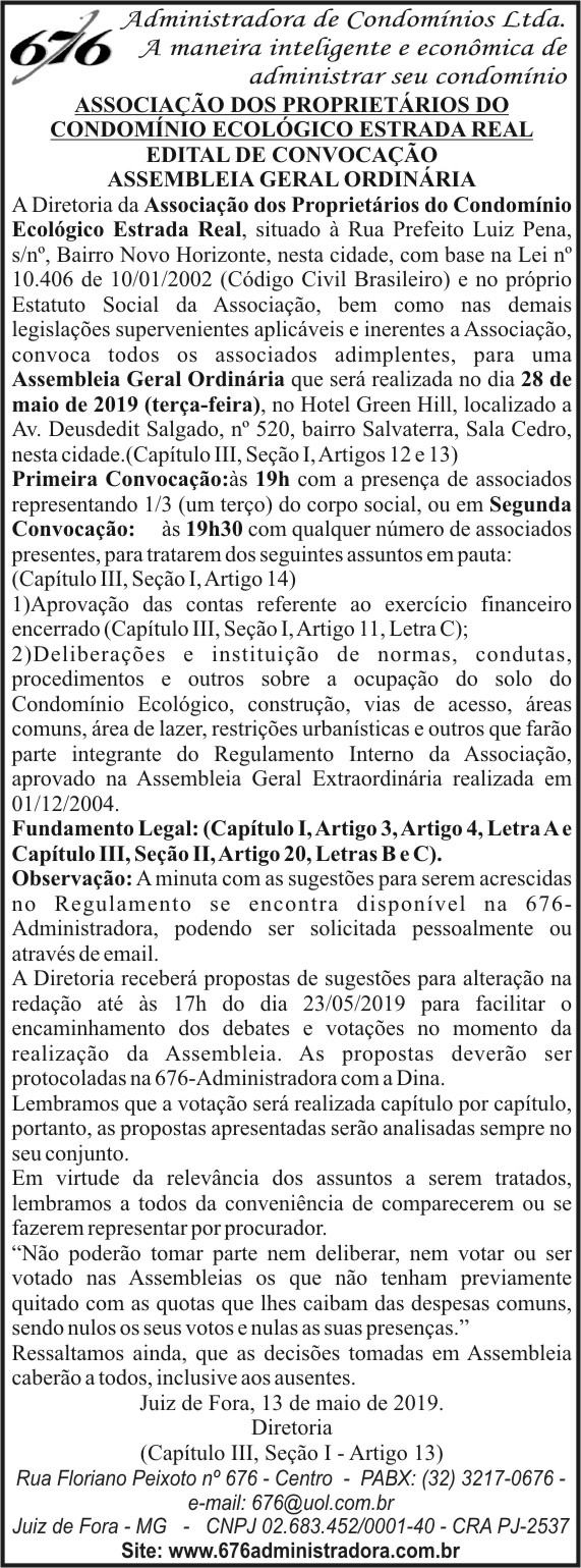 1 ESTRADA REAL.