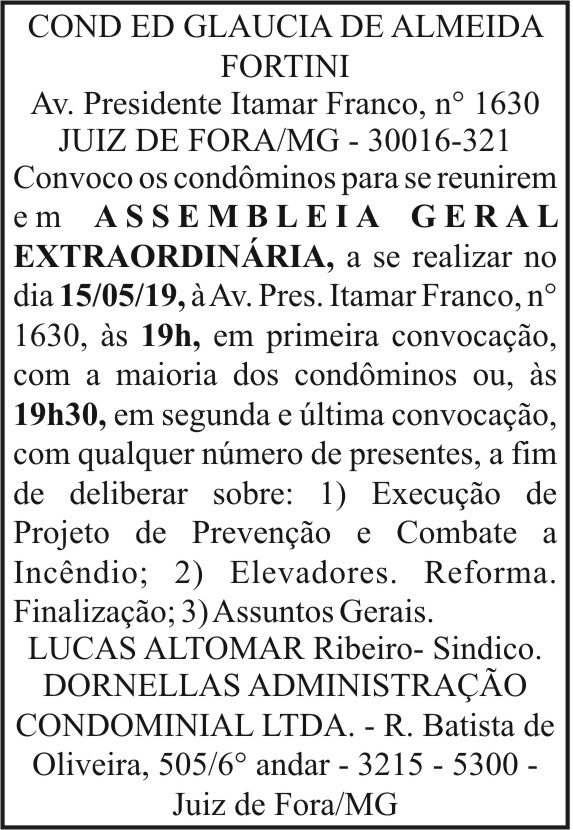 Cond. Ed. Glaucia de Almeida Fortini 4 1 GLAUCIA.