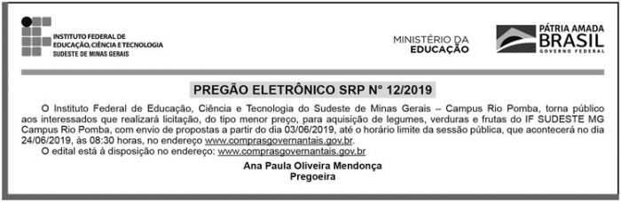 1 IF RIO POMBA