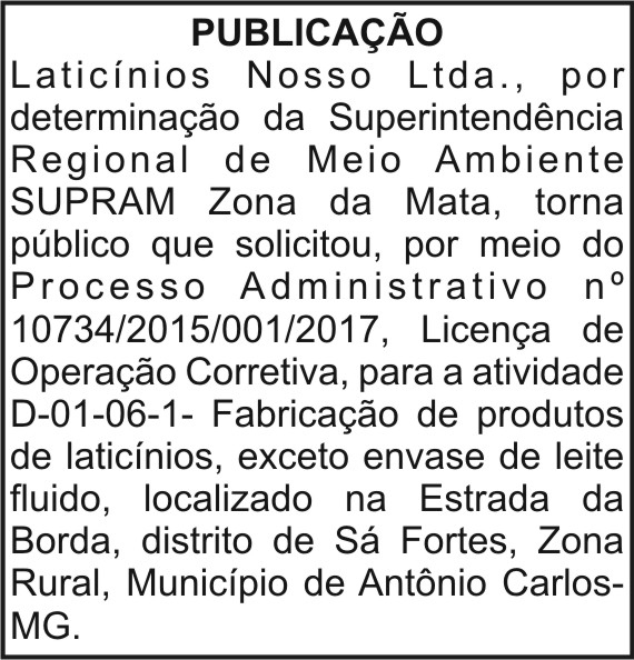 Laticínios Nosso Ltda. 4 1 NOSSO