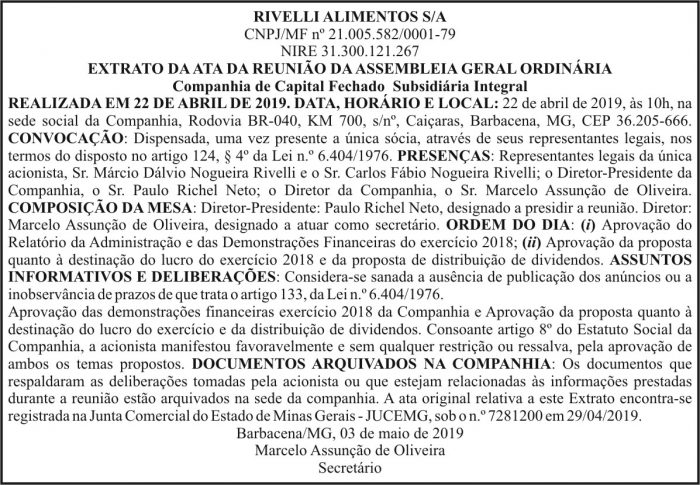 1 RIVELLI.