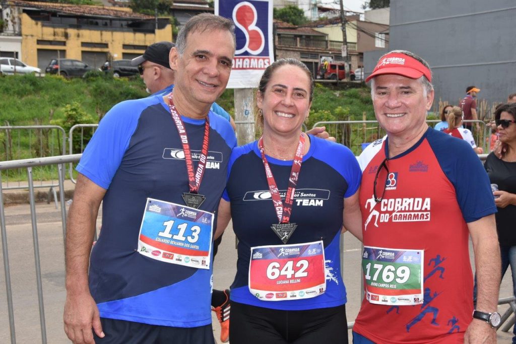 Eduardo Benjamin dos Santos, Luciana Bellini e Jovino Campos após a 1ª Corrida do Bahamas 1 DSC 5064 Eduardo Benjamim dos Santos e Jovino Campos