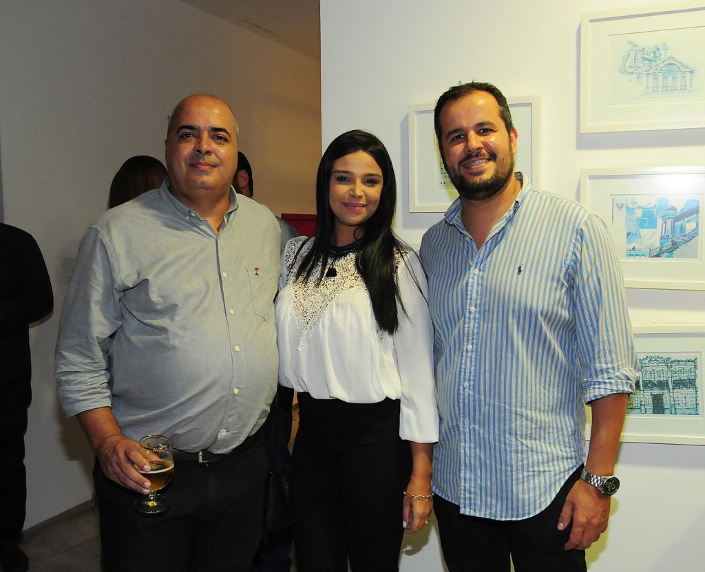 Sérgio Barbosa de Castro, Raquel Gonçalves e Anderson Ribeiro clicados no “Encontro com CR”, na sede do Grupo Solar 1 MAR 08661