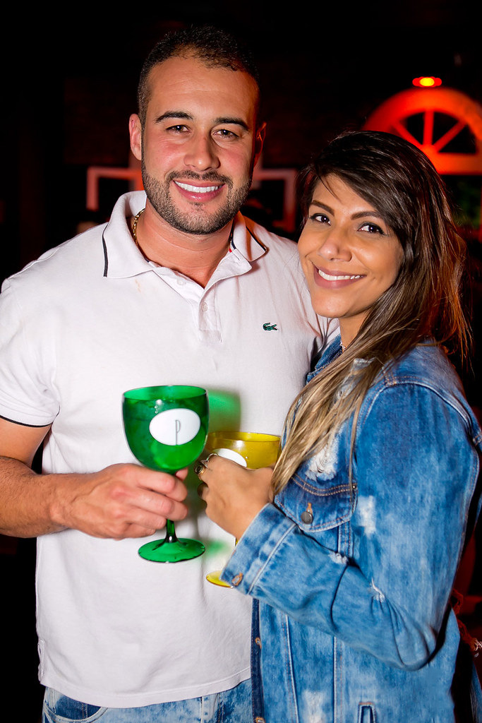 Pablo Freitas e Camila Vieira na animada noite do Privilège Foto: Wanderson Monteiro
