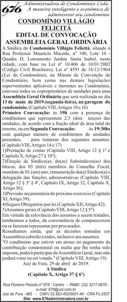 Condomínio Villágio Felicitá 4 VILLAGIO.