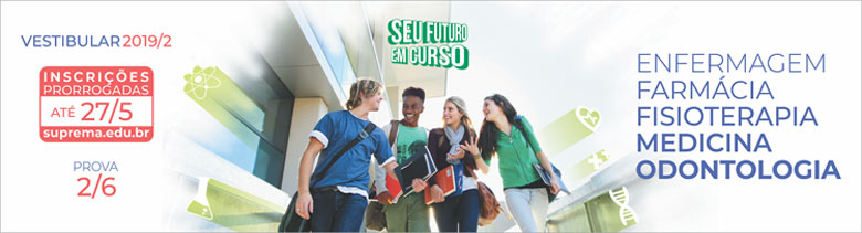 Inscrições prorrogadas para o vestibular da Suprema JF 4 Vestibular 2019 2 IP Banner Publi