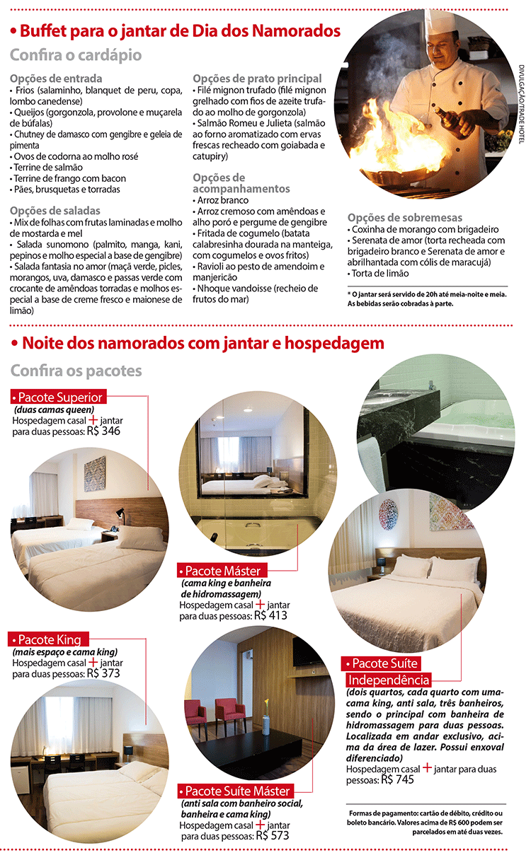 Trade Hotel lança pacotes para o Dia dos Namorados 2 arte trade pra sabado dia 1 de junho