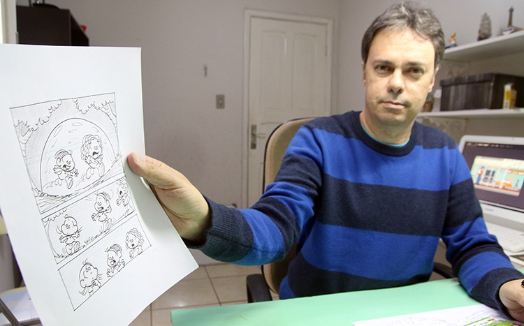 Roteirista da Turma da Mônica conta onde vivem os esboços 4 edson01