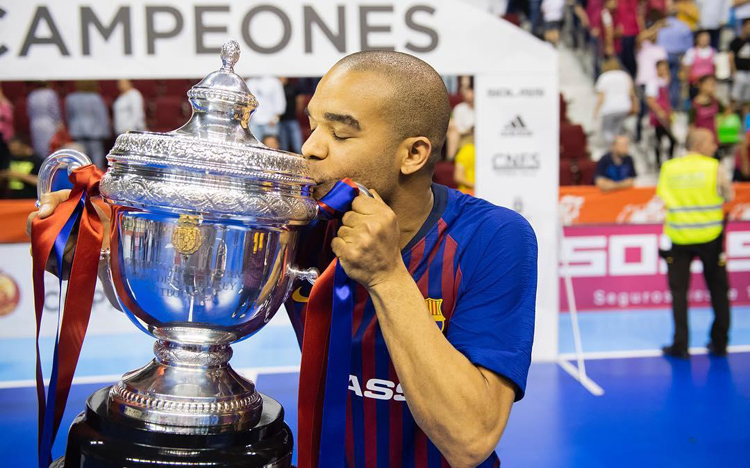 esp Barcelona Futsal Leo Santana foto instagram Leo Santana