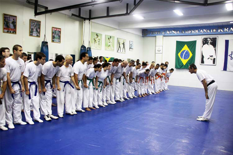 krav maga mestre kobi aulão com Grão Mestre Kobi