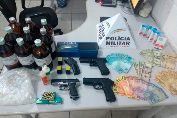 Homem é preso por posse irregular de arma de fogo 1 tráfico vila são sebastião