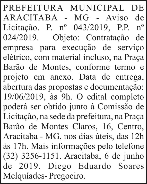 1 ARACITABA 043