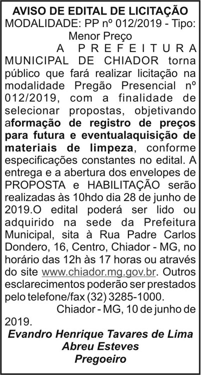 1 CHIADOR 12