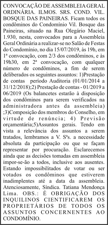 1 PAINEIRAS