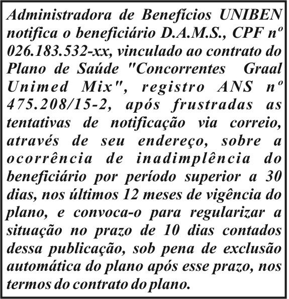 Administradora de Benefícios UNIBEN 4 1 UNIBEN1