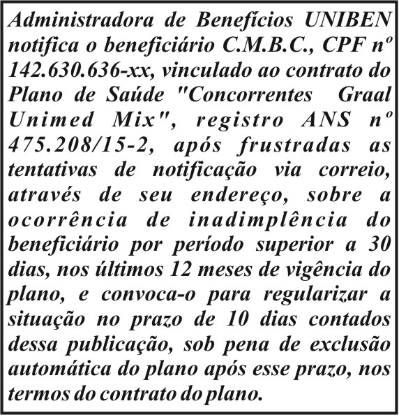 Administradora de Benefícios UNIBEN 4 1 UNIBEN3