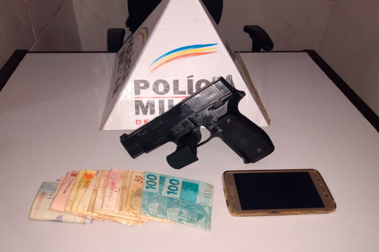 roubo a posto de combustível PM