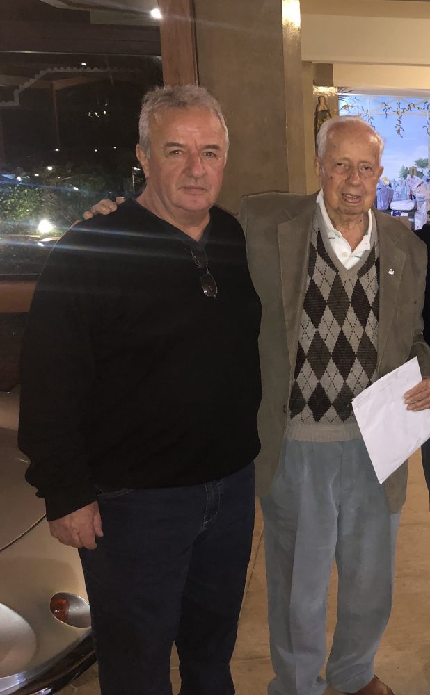 Ana Luiza Souza 2 Em recente noite de ‘caldo verde, Rominho Andrade e Luiz Antônio Horta Colucci, que hoje completa 92 anos