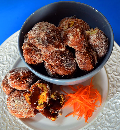 Para fazer nas férias: Bolinho de chuva de cenoura 2 bolinho de chuva olavo 2