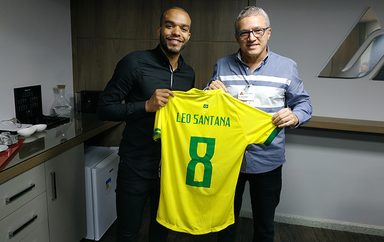Albert Sabin e Leo Santana firmam parceria para fortalecer o futsal de JF 2 esp Albert Sabin Leo Santana foto Bruno Kaehler