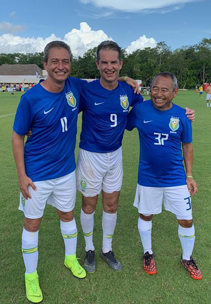 esp copa médicos Jurandir Marquinhos e Sakamoto foto arquivo pessoal