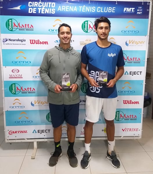 Fabiano de Paula vence etapa do Circuito em JF 1 esp tênis foto Divulgação Arena Tênis Clube