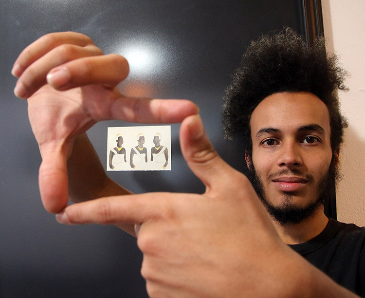 Jovem artista recria imagens inserindo corpos negros 2 noah02