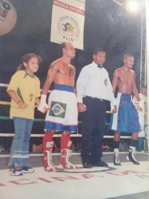 Pai e treinador de Bia Ferreira, ouro no Pan, Sergipe conta trajetória da família no boxe 3 esp Sergipe com Bia Arquivo pessoal