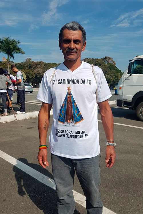 Com fé se faz um bom caminho - Juiz de Fora a Aparecida 27 gilmar