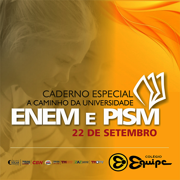 Caderno especial: a caminho da Universidade 4 AD equipe REDE SOCIAL