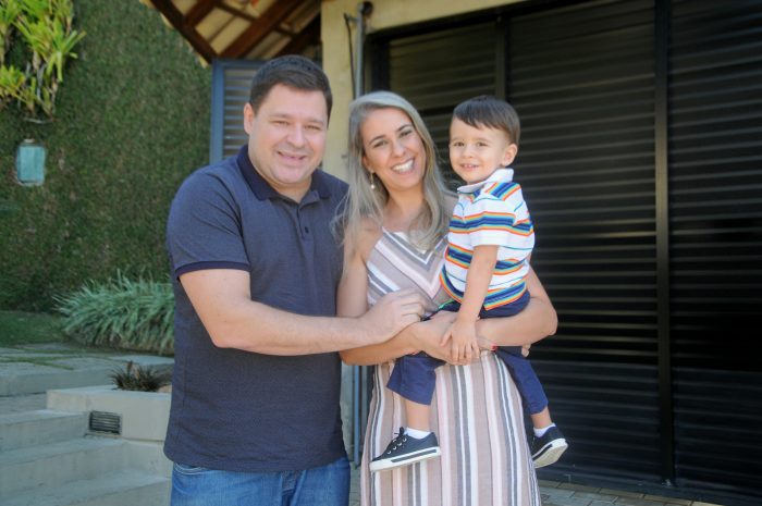 Gustavo e Tatyana D’Agosto Passos com o filho Bernardo, aniversariante desta sexta-feira 1 Gustavo e Tatyana D’Agosto Passos com o filho Bernardo, aniversariante desta sexta-feira Foto: Andréa Ottoni