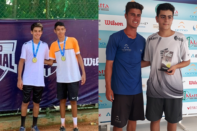 JF sedia um dos principais torneios de tênis júnior de Minas 1 esp tenis montagem luis e diogo