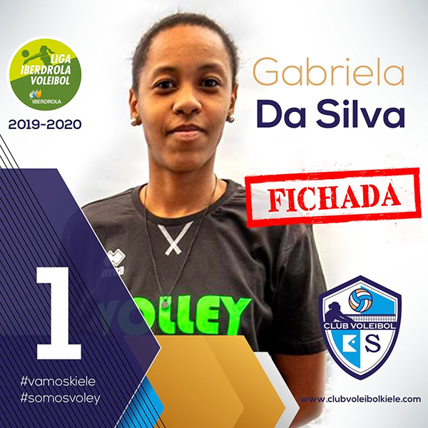 Jogadora local se transfere para time de vôlei da elite espanhola 1 esp vôlei Gabi Kiele foto reprodução interna