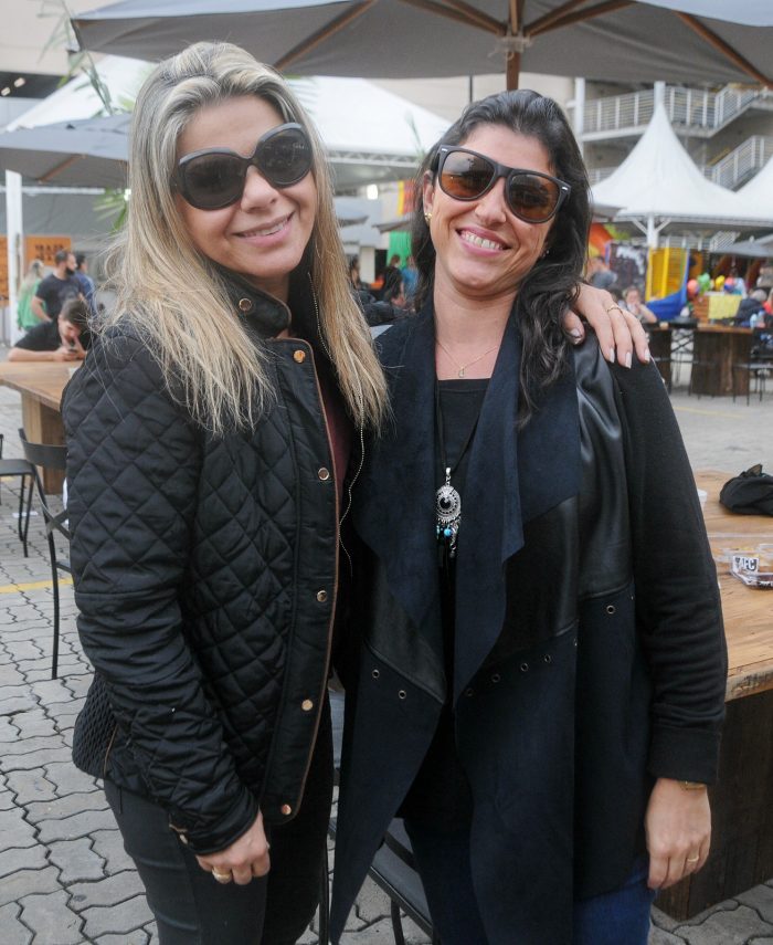 Vera Ganimi e Adriana Schmidt clicadas no Festival Sabores do Mundo Andréa Ottoni
