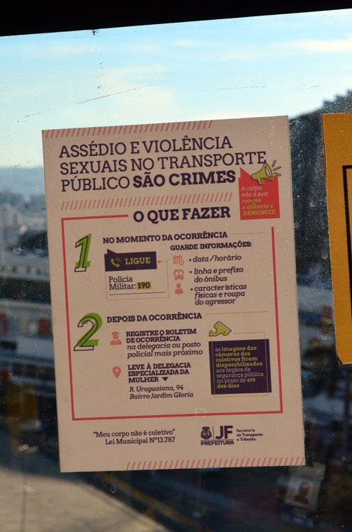 Cresce número de denúncias contra importunação sexual 1 Cartaz