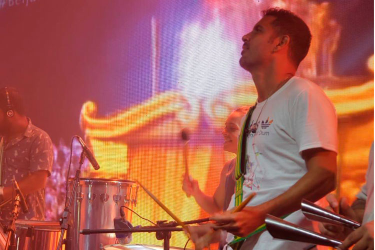 Escola do Borboleta sedia oficina de percussão e batucada carioca 1 percussionista by divulgação