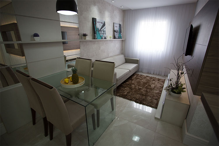 Como tornar apartamentos compactos mais aconchegantes 2 sala 21