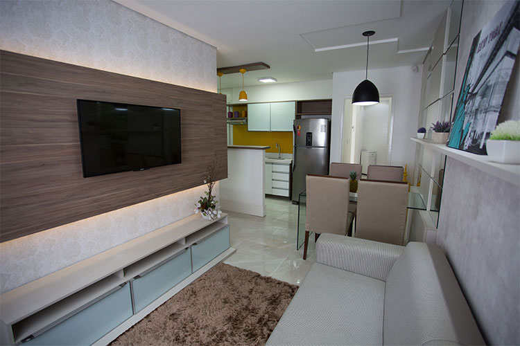 Como tornar apartamentos compactos mais aconchegantes 1 sala2