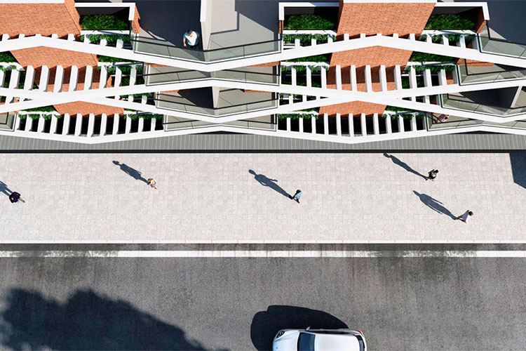Rezende Roriz leva novo conceito em moradia para o Marilândia 4 visto de cima